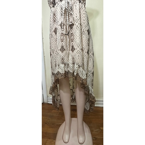 NWT LAVENDER BROWN Elegant Sleeveless Patterned Dress - Picture 6 of 10